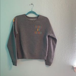 Aeropostal “Excuse My French” Sweatshirt